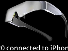 HDMI Video Input AR Smart Glasses 1080P القرار العلوي الشاشة المثبتة على الرأس