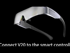 2000 نيتز OLED HDMI 200 بوصة AR نظارات ذكية 1920x1080 دقة