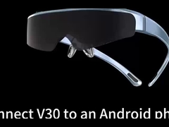 ENMESI V30 AR نظارات ذكية واجهة USB-C 1920 * 1080 دقة نظارات ثلاثية الأبعاد