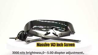 نظارات AR العملاقة 143 بوصة 1080p HDMI