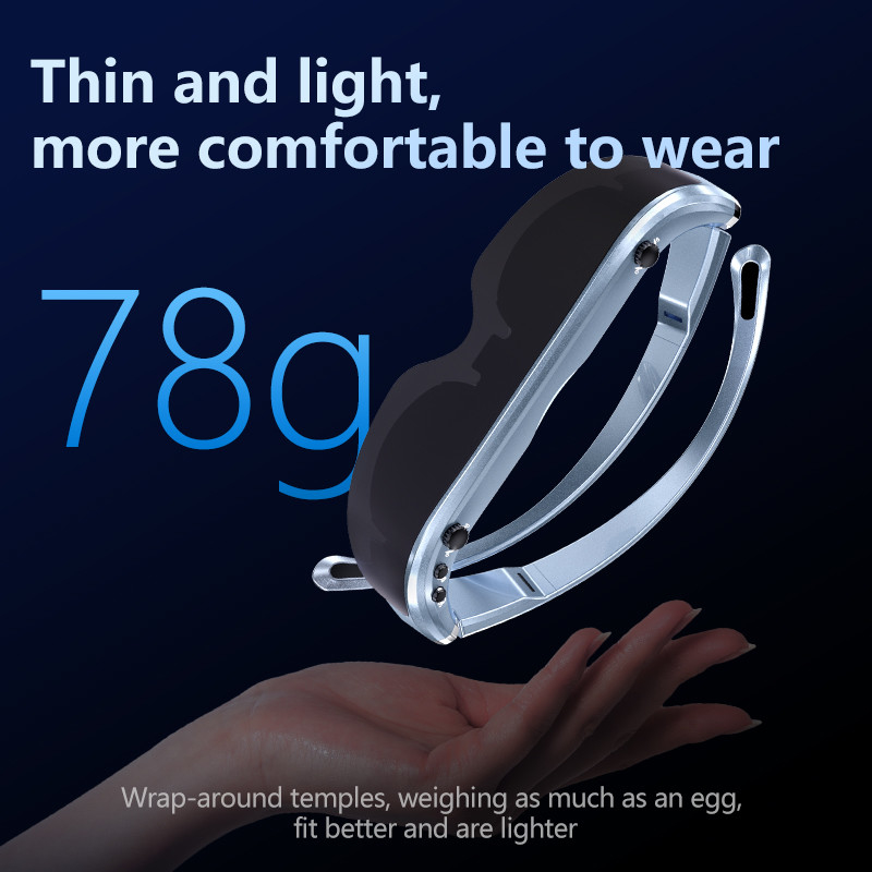 ENMESI V30 USB Type C AR Smart Glasses 1920 * 1080 AR الرأس المثبت على الشاشة