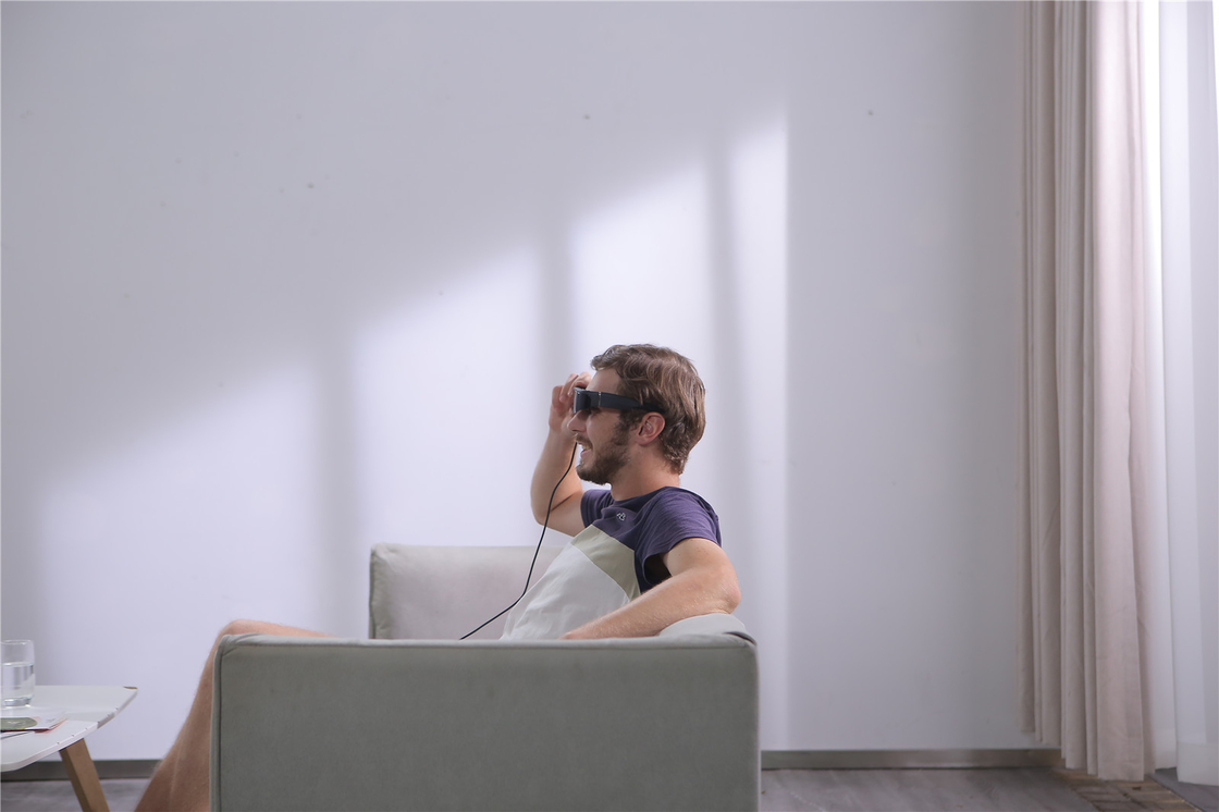 ENMESI V30 43 درجة USB-C و HDMI واجهة VR نظارات ذكية عرض فيديو ثلاثي الأبعاد