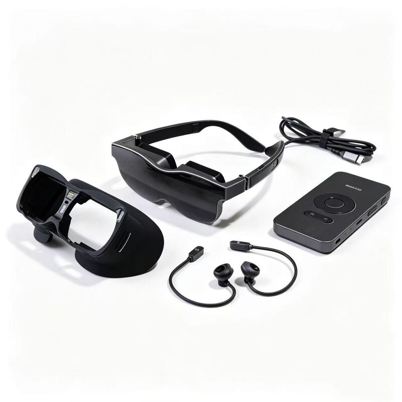 نظارات VR / AR الذكية مع 70 درجة FOV ضخمة للغاية 1920 * 1080 دقة واتصال USB-C