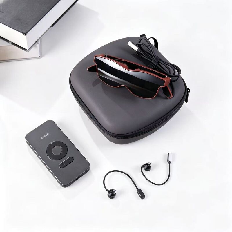 3840 * 1080 دقة 70 درجة FOV الشاشة المثبتة على الرأس مع +2.0D~-6.0D Diopter - AR Smart Glasses