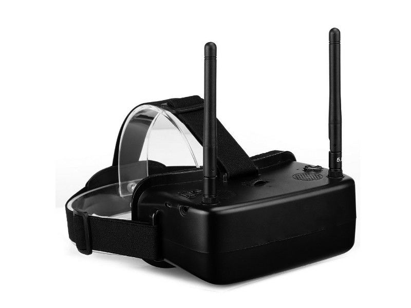 480 × 360 بكسل AV IN FPV Goggles Mini 2 بوصة شاشة مجهرية 48 قناة