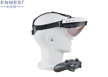 المزدوج واي فاي 3D AR النظارات الذكية عالية الدقة FOV 90 درجة الأزرق LED